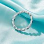 Full Band Keepsake Breast Milk Resin Birthstone Bezel Ring Settings,Solid 925 Sterling Silver Ring,Stackable Marquise Ring,DIY Ring Supplies 1294960