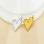 10x18MM Keepsake Breast Milk Resin Heart Bezel Pendant Settings,Simple Stainless Steel Heart Pendant Charm,DIY Pendant Supplies 1431536