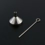 1Pcs Tiny Metal Funnel Tool for Cremation Pendant Jewelry 11x12MM Stainless Steel 1507037