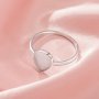 Keepsake Breast Milk Resin Stackable Pear Bezel Ring Settings,Solid 14K 18K Gold Ring,Minimalist Pear Ring,DIY Ring Blank Supplies 129498