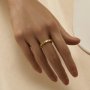 Full Band Star Circle Stacker Ring,Stainless Steel Star Ring,Rose Gold Minimalist Star Ring,Heart Stackable Ring,DIY Ring Supplies 1295016