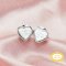Keepsake Breast Milk Resin 6MM Heart Earrings Blank Settings,Solid Back Solid 14K 18K Gold Studs Earring,DIY Earrings Supplies 1702243