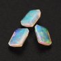 4x6MM Emerald Cut Natural Africa Opal Rectangle Gemstone Mood Color Change Stone DIY Jewelry Supplies 4170018