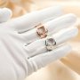 10MM Round Prong Ring Blank Settings Men's Bezel Solid 925 Sterling Silver Rose Gold Plated Adjustable Ring Band for Gemstone 1294315