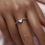 Keepsake Breast Milk Resin Heart Bezel Ring Settings,Solid 14K 18K Gold Ring,Simple Twist Bezel Ring,DIY Ring Supplies For Gemstone 1294718