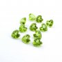 1Pcs 4-8MM Heart Green Peridot August Birthstone Faceted Cut Loose Gemstone Natural Semi Precious Stone DIY Jewelry Supplies 4130010