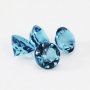 2-8MM Natural Round Faceted London Blue Topaz Gemstone November Birthstone DIY Loose Semi Precious Gemstone DIY Jewelry Supplies 4110177