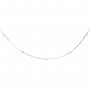 0.7MM Chain with 2MM Beads Necklace,Solid 925 Solid Sterling Silver Gold Plated Snake Necklace Chain 16Inches with 2Inch Extension Chain 1320032