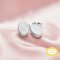 Keepsake Breast Milk Resin 6x8MM Oval Earrings Blank Settings,Solid Back Solid 14K 18K Gold Studs Earring,DIY Earrings Supplies 1702244