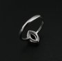 5x10MM Halo Marquise Prong Ring Settings Solid 925 Silver Rose Gold Plated DIY Adjustable Ring Bezel for Gemstone Supplies 1294235