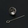 1Pcs Tiny Metal Funnel Tool for Cremation Pendant Jewelry 11x12MM Stainless Steel 1507037