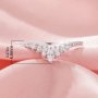 Curved Moissanite Stackable Ring,Solid 14K 18K Gold Ring,Stackable Ring,Moissanite Marquise Art Deco Ring,Stacker Ring,DIY Ring Supplies 1295004