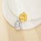 6x8MM Rectangle Bezel Pendant Settings,Yellow Gold Silver Stainless Steel Pendant Charm,Minimalist Rectangle Pendant,DIY Pendant Blank Supplies 1431521