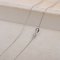 1MM Solid 18K White Gold Necklace,Au750 Necklace,18K Gold Cable Chain Necklace,16''-20'' 1312027