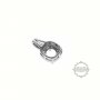 1Pcs 6.5-9MM Round Prong Bezel Settings For Gems Cz Stone Solid 925 Sterling Silver DIY Square Pendant Charm Tray 1411212