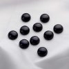 5Pcs 12MM Round Black Sandstone Cabochon,Dark Twinkle Stars Semi Precious Gemstone DIY Jewelry Supplies 4110187