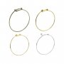 1Pcs Vintage Style Brass Gold Silver Bronze Plated Screwed Ball Ends Bracelet Bangle DIY Beading Supplies 1900239