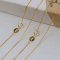 0.7MM Solid 18K Yellow Gold Necklace,Au750 Necklace,18K Gold Necklace,DIY Necklace Supplies 1315023