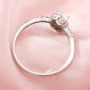 4x6MM Halo Oval Prong Ring Setttings Art Deco Memory Jewelry Solid 14K 18K Gold DIY Ring Blank Wedding Band with Moissanite 1222023-1