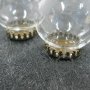 6pcs 25mm round bulb vial glass bottle with 15mm open mouth DIY pendant charm supplies 1810293