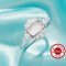 4x7MM Keepsake Breast Milk Resin Rectangle Bezel Ring Settings,Solid 925 Sterling Silver Ring,Vintage Styles CZ Stone Rectangle Ring,Solid Back Ring,DIY Ring Supplies 1295048-1