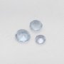 Nature Faceted Round Aquamarine Gemstone,March Birthstone,Light Blue Gemstone,DIY Jewelry Supplies