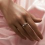 Solitaire Round Stone Prong Claw Bezel Ring Settings,Solid 14K 18K Gold Ring,Minimalist Ring,Simple Ring,DIY Ring Supplies For Gemstone 1295084