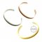 1Pcs 7x57MM Silver,Gold,Rose Gold Stainless Steel Bracelet Bangle with 4MM Width 1.5MM Depth Bezel DIY Supplies 1900175