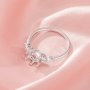 Hexagon Prong Ring Settings,Tree Branch Leaf Solid 14K 18K Gold Moissanite Ring,Elegant Art Deco Ring,DIY Ring Supplies 1294979
