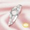Keepsake Breast Milk Round Prong Ring Settings,Tree Branch Leaf Ring,Solid 14K 18K Gold Moissanite Ring,DIY Ring Blank For Gemstone 1212095