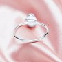 Keepsake Breast Milk Resin Oval Bezel Ring Settings,Solid Back Solid 14K 18K Gold Ring,Simple Ring,DIY Ring Supplies For Gemstone 1222090
