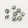 1Pcs Green Moss Agate Hexagon Faceted Nature Stone,Semi-precious Gemstone,Unique Gemstone,DIY Jewelry Supplies 4160066