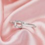 Minimalist Round Prong Ring Settings,Solid 14K 18K Gold Ring,DIY Ring Supplies For Gemstone 1212138