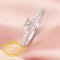 Pear Prong Ring Settings,Simple Bezel Solid 14K 18K Gold Moissanite Ring,Art Deco Ring,DIY Ring Blank Supplies 1294633