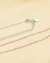 Simple Cable Oval Chain Necklace,Solid 925 Sterling Solid Silver Rose Gold Plated Necklace Chain,Oval Link O Chain 16Inches with 2 Inch Extension Chain 1320028