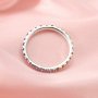 2MM Dainty Birthstone Eternity Ring Mixed Color Gemstone Wedding Engagement Full Band Stackable Ring Solid 14K Gold Ring 1294296