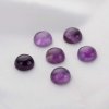 5Pcs 10MM Round Amethyst Cabochon,February Birthstone, Purple Semi Precious Gemstone DIY Jewelry Supplies 4110191