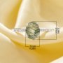 Minimalist Moss Agate Oval Ring With 7x9MM Oval Green Moss Agate,Solid 925 Sterling Silver Ring,June Birthstone Nature Gemstone Ring 6220335