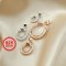 1Pcs Multiple Sizes Rose Gold Silver Prong Be...