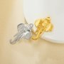 3MM Keepsake Breast Milk Resin Round Bezel Pendant Settings,Yellow Gold Plated Stainless Steel Elephant Pendant Charm,DIY Pendant Blank 1411430