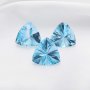 Large Trillion Cut Nature Swiss Blue Topaz Gemstone,November Birthstone,Blue Triangle Gemstone,DIY Jewelry Supplies