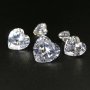 1Pcs Multiple Size Heart Shape Moissanite Stone Faceted Imitated Diamond Loose Gemstone for DIY Engagement Ring D Color VVS1 Excellent Cut 4130009