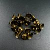 50pcs 8mm vintage style antiqued bronze brass glass dome cover cap DIY bail supplies findings 1531023