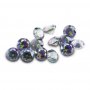 5Pcs January February April June August October November Imitation Birthstone Round Faceted Cubic Zirconia CZ Stone DIY Loose Stone Supplies 4110183-1