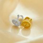Keepsake Breast Milk Ball Acorn Nut Cap Pin Pendant Settings for 10-15MM Half Drilled Pearl Bead,Solid 925 Sterling Silver Gold Plated Pendant Charm,DIY Pendant Supplies 1431497