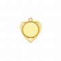Keepsake Breastmilk Stainless Steel Round Bezel Pendant,Art Deco Round Pendant Charm,Silver Gold Pendant,DIY Pendant Supplies 1411441