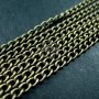 6pcs 70cm 2x3mm ring vintage style antiqued brass bronze necklace chain DIY supplies 1321007-2