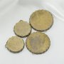 20Pcs 18-25MM Round Brass Lace Bronze Antiqued Pendant Bezel Settings for DIY Jewelry Supplies 1411308