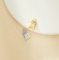 4x6MM Rectangle Prongs Bezel Pendant Settings,Yellow Gold Plated Stainless Steel Rectangle Pendant Charm,Minimalist Pendant,DIY Pendant Blank 1431458