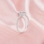 Keepsake Breast Milk Resin Oval Bezel Ring Settings,Solid 14K 18K Gold Ring,Moissanite Oval Ring,Stackable DIY Ring Supplies For Gemstone 1222109